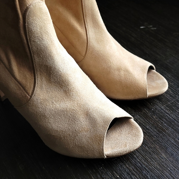 Jean-Michel Cazabat Peep-toe Sock Booties Heels 7.5 - Picture 8 of 9